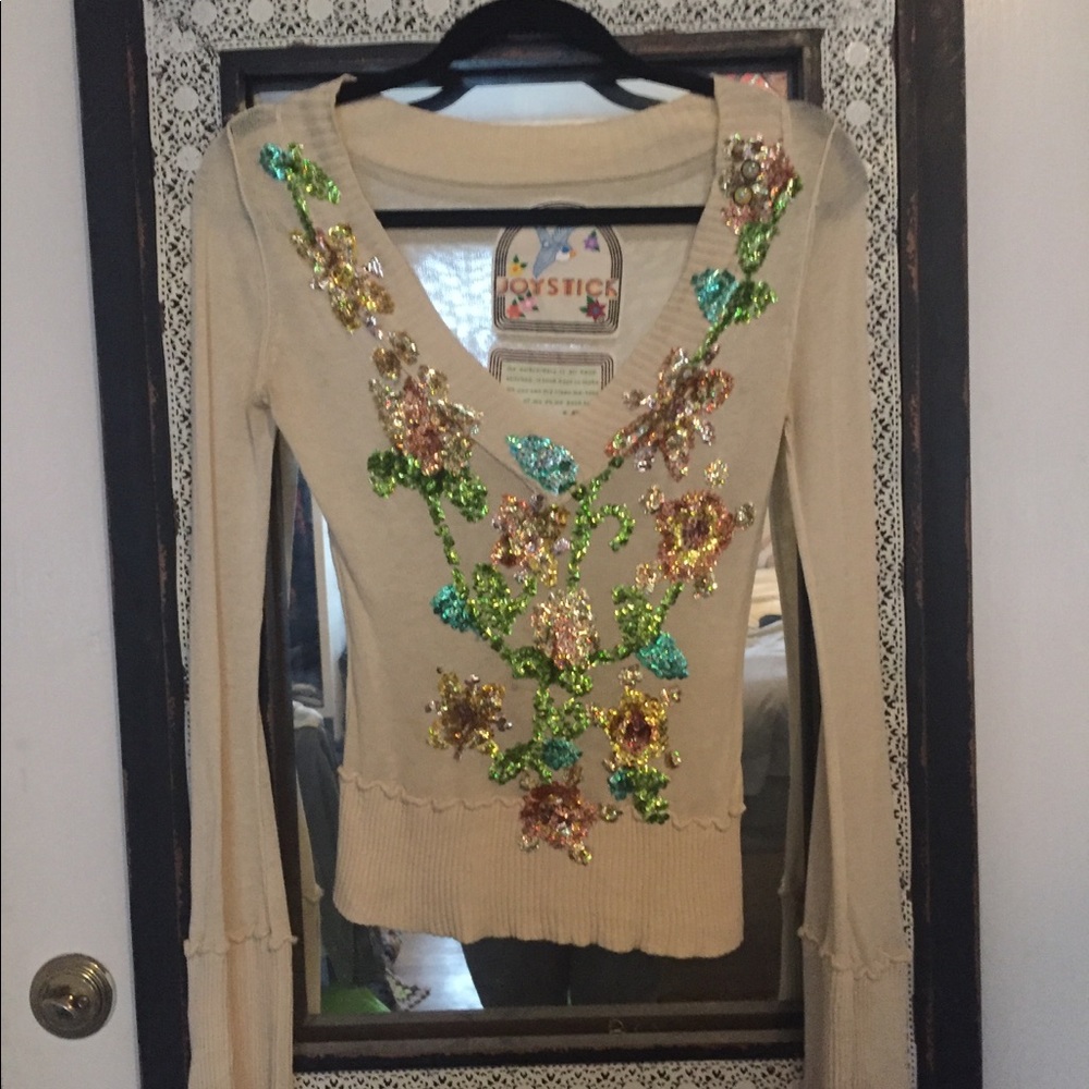 Embellished Joystick Sweater